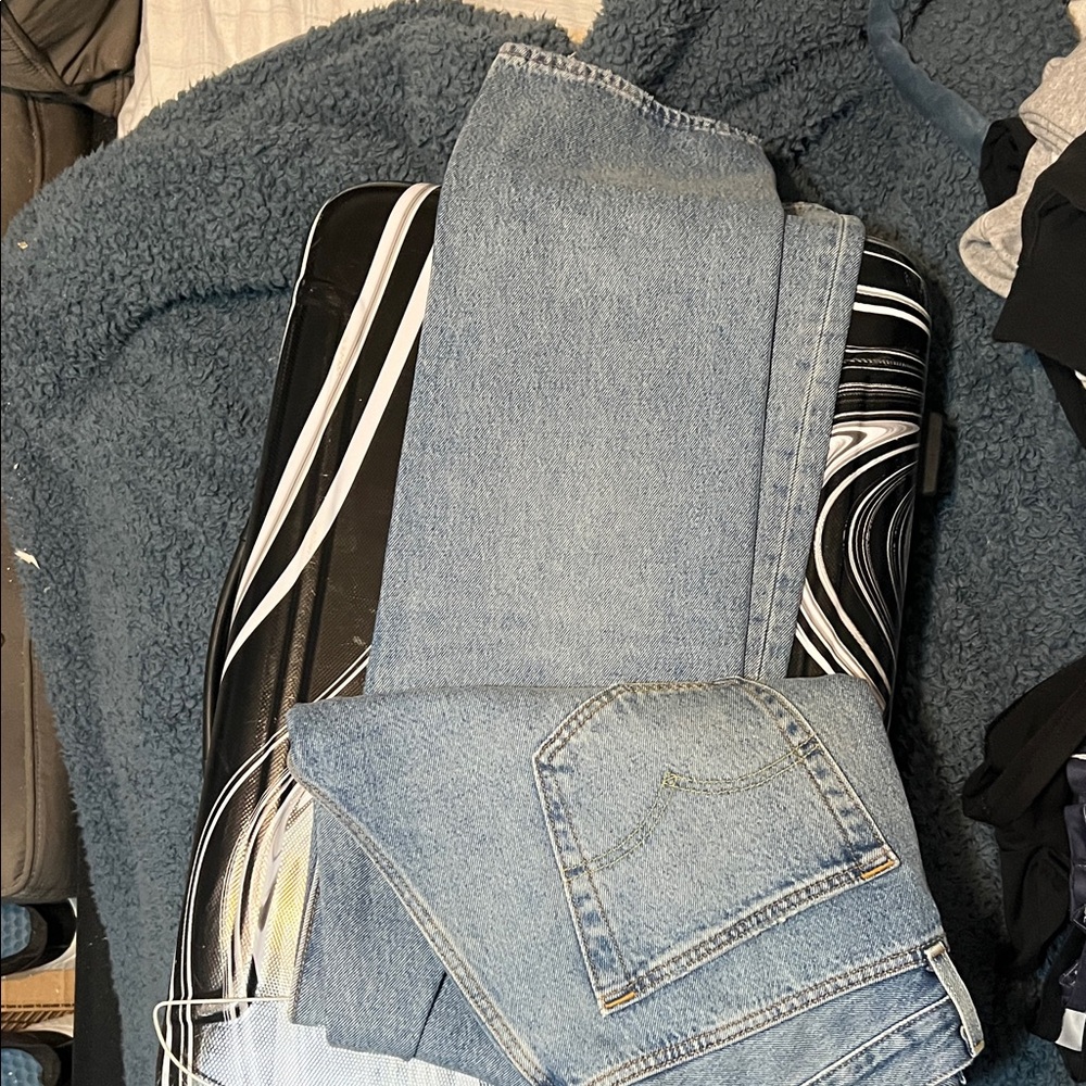 Signature by Levi Strauss Light Blue Straight Leg Jeans